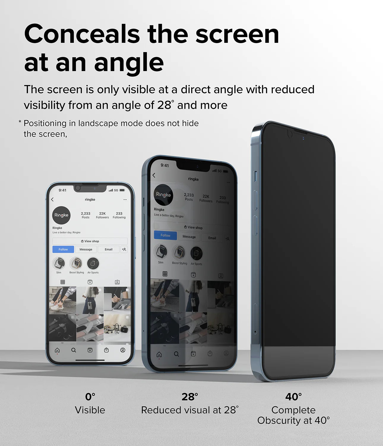 iPhone 14 Plus/13 Pro Max Privacy Glass | 9H Anti-Spy Protection - MIZO.at
