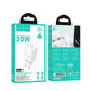 HOCO 30W USB-C Wandladegerät N62 Weiß – Power Delivery Schnellladung - MIZO.at
