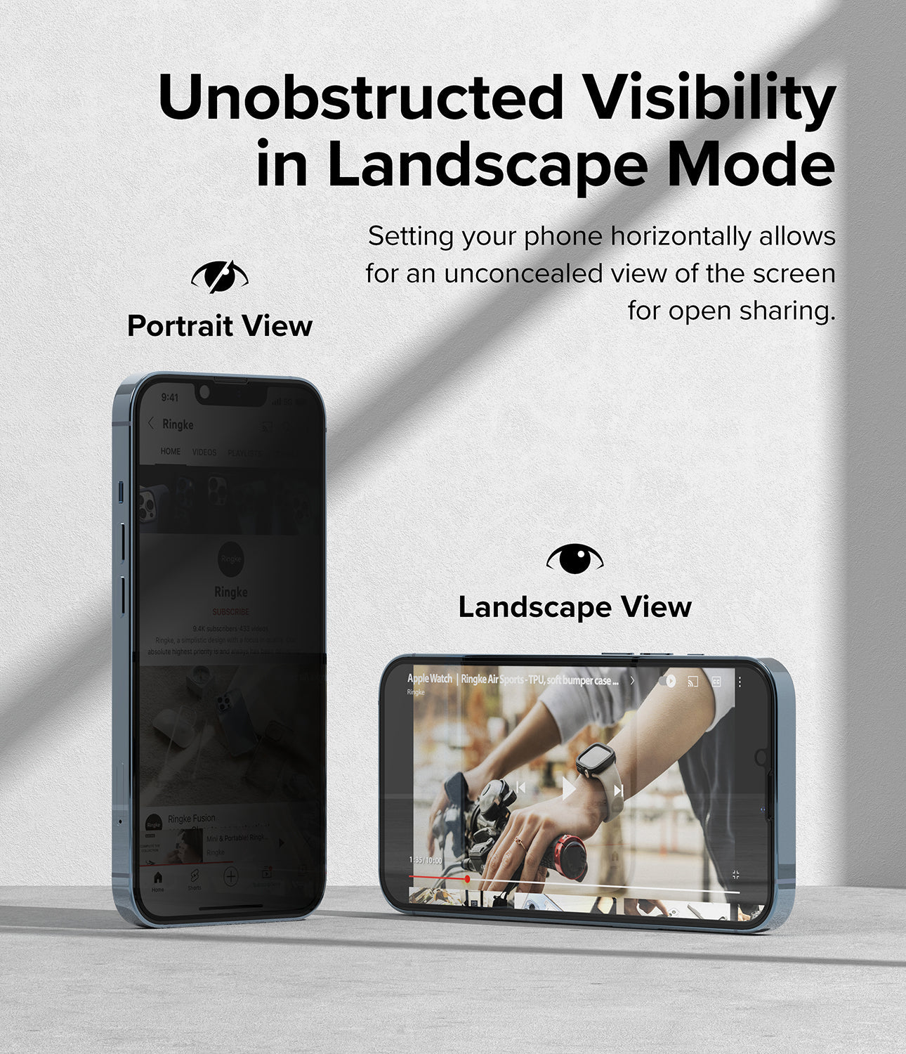 iPhone 14 Plus/13 Pro Max Privacy Glass | 9H Anti-Spy Protection - MIZO.at