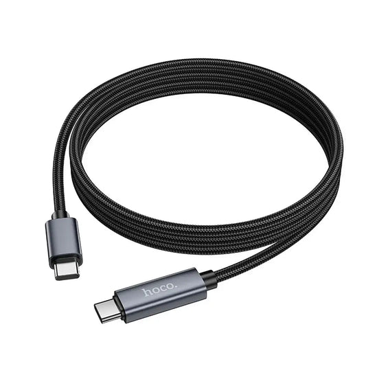 HOCO X112 Type-C to Type-C Cable 60W with Display – Black - MIZO.at