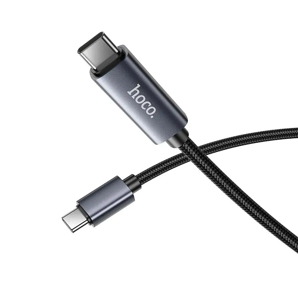 HOCO X112 Type-C to Type-C Cable 60W with Display – Black - MIZO.at