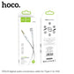 Hoco Aux Audio Jack 3,5mm zu Type-C Kabel – 1m Silber Audiokabel - MIZO.at
