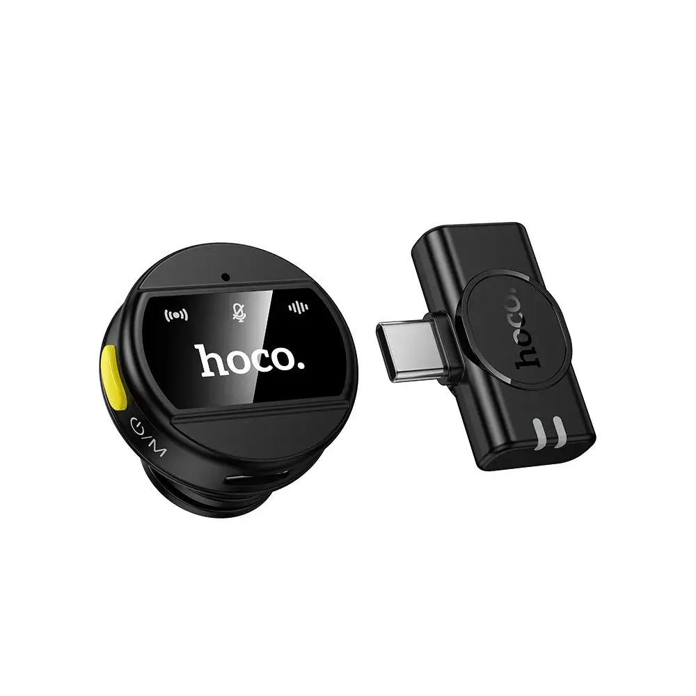 Hoco L21 Wireless Mikrofon USB-C Schwarz Funk - MIZO.at