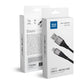 Blue Star Micro USB Kabel – 1,2m Schwarz Schnellladung Datensync - MIZO.at