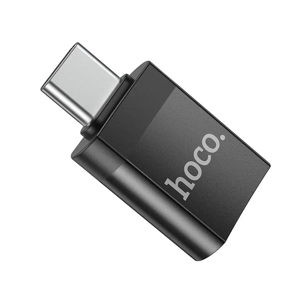 Hoco UA17 OTG Adapter USB-C auf USB-A Schwarz - MIZO.at