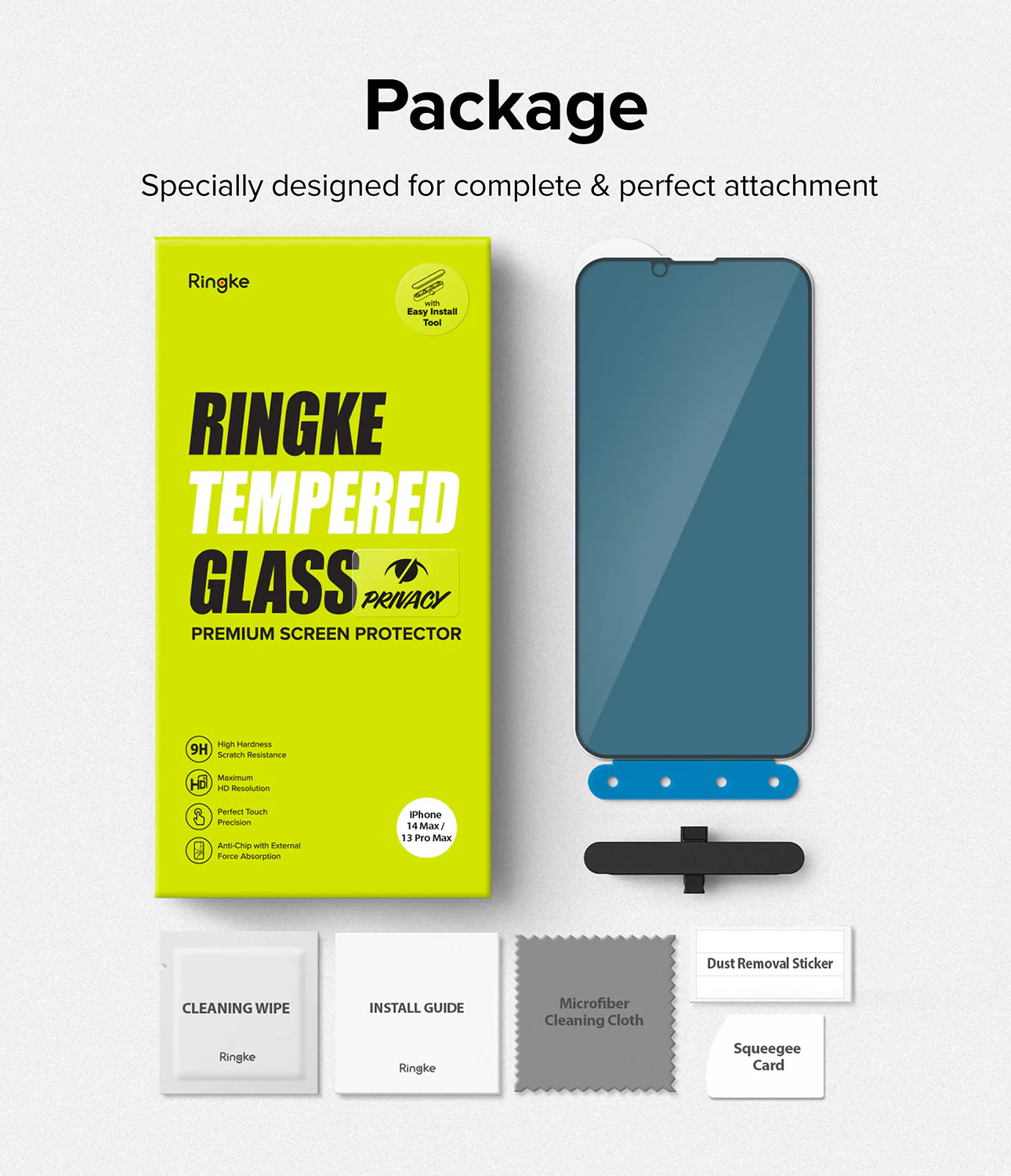 iPhone 14 Plus/13 Pro Max Privacy Glass | 9H Anti-Spy Protection - MIZO.at