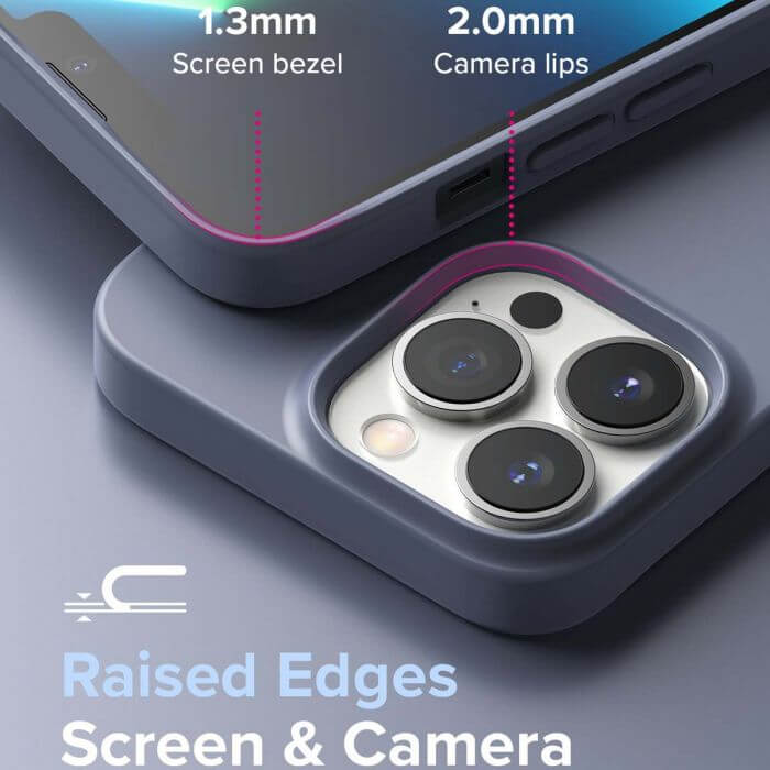iPhone 13 Pro Max Air-S Case | Slim & Flexible Lavender Gray - MIZO.at
