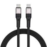 Blue Star 60W USB-C zu USB-C Kabel – 2m Schwarz Schnellladung - MIZO.at