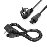 Stromkabel Netzwerk Laptop Kleeblatt 500W 1,5m - MIZO.at