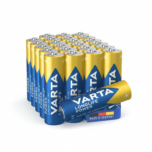 24er Pack Varta Longlife Power AA LR6 Alkaline Batterien 1,5 V - MIZO.at
