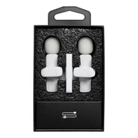 Wireless Lavalier Microphone Type C Double with Long Hair K1 White - MIZO.at