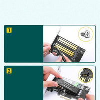Ugreen PCIe 3.0 x4 Expansion Card Adapter | Dual M.2 SSD Slots - MIZO.at