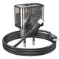 Hoco N34 20W Dual Ladegerät USB-A + USB-C + USB-C Kabel Transparent - MIZO.at