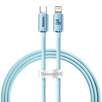 USB C auf Lightning Kabel 1,2 m 20W Schnellladen iPhone Baseus Crystal Shine - MIZO.at