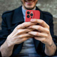 Silikon MagSafe Case iPhone 14 Rot Magnetisch