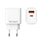 Teltech GaN Netzladegerät USB-C 45W PD PPS Weiß - MIZO.at