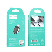 Hoco UA17 OTG Adapter USB-C auf USB-A Schwarz - MIZO.at