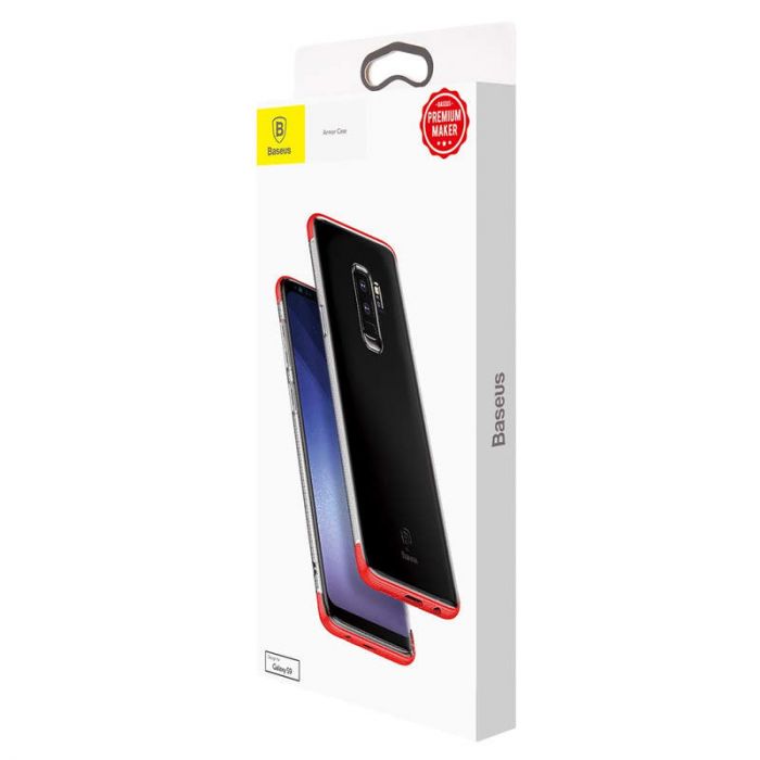 Samsung S9 Plus Case | Armor Red Shockproof Cover - MIZO.at