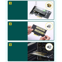 Ugreen PCIe 3.0 x4 Expansion Card Adapter | Dual M.2 SSD Slots - MIZO.at