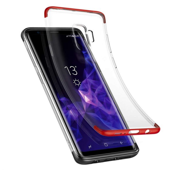 Samsung S9 Plus Case | Armor Red Shockproof Cover - MIZO.at