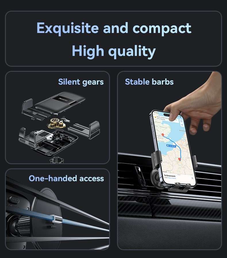 YESIDO Car Holder C251 | Air Vent Mount Black