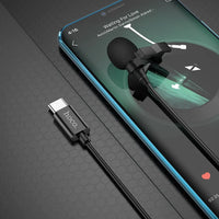 Hoco Type-C Microphone | High-Quality Mobile Recording L14 - MIZO.at