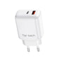 Teltech GaN Netzladegerät USB-C 45W PD PPS Weiß - MIZO.at