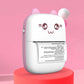 Mini Pocket Printer 5 Rollen Thermopapier Rosa - MIZO.at