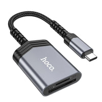Hoco Type-C 2-in-1 Card Reader | SD/TF Adapter | Gray - MIZO.at