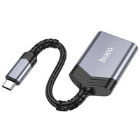 Hoco Type-C 2-in-1 Card Reader | SD/TF Adapter | Gray - MIZO.at