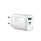 Joyroom Schnellladegerät – Dual USB Quick Charge Power Delivery Weiß - MIZO.at