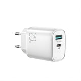 Joyroom Schnellladegerät – Dual USB Quick Charge Power Delivery Weiß - MIZO.at