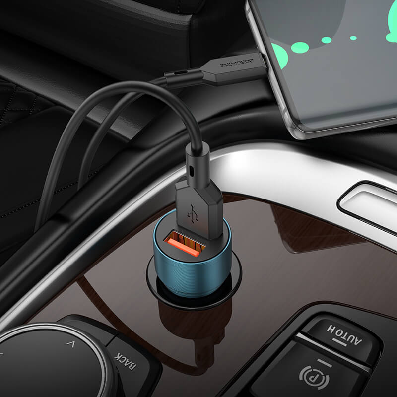 Borofone BZ19 Wisdom Car Charger 2xUSB | QC/FCP/AFC 12W - MIZO.at