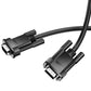 HOCO VGA Kabel Stecker zu Stecker 1m Schwarz | Full HD 1080p US11 - MIZO.at
