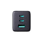 Joyroom TCG01 65W GaN Ladegerät 2×USB-C + USB-A + 100W Kabel Schwarz - MIZO.at