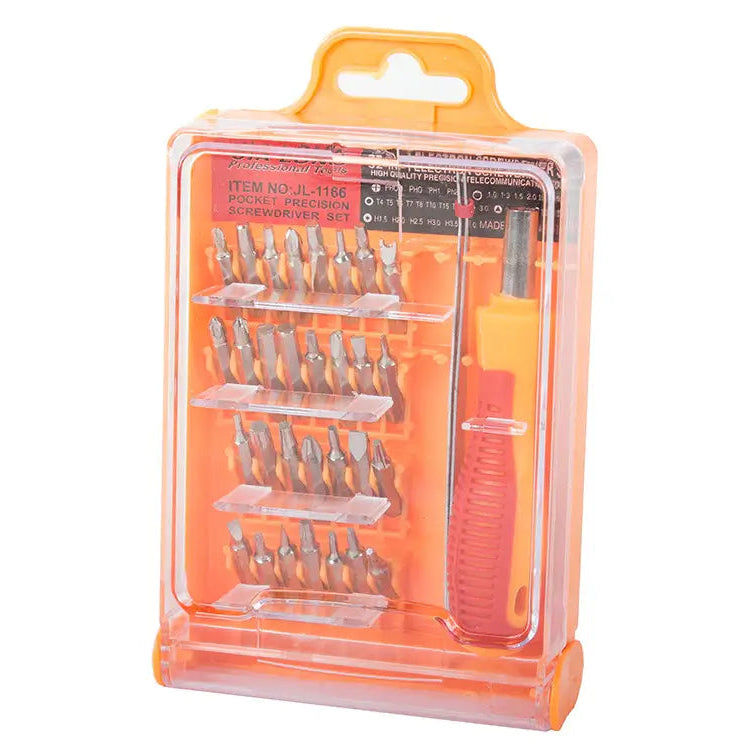 Präzisions-Schraubendreher-Set 32in1 Magnetisch – Orange - MIZO.at