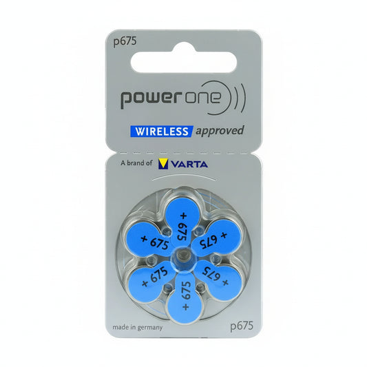 Power One Varta 675 PR44 Batteries Made in Germany - MIZO.at