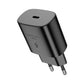 JELLICO EU25 25W PD Ladegerät Schwarz inkl. USB-C auf USB-C Kabel - MIZO.at