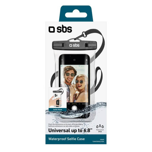 SBS Waterproof Case 6.8" White | Full Phone Protection - MIZO.at