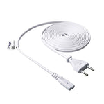 Akyga AK-RD-07A Stromkabel 3m Weiß | IEC C7 Euro-8-Kupplung - MIZO.at