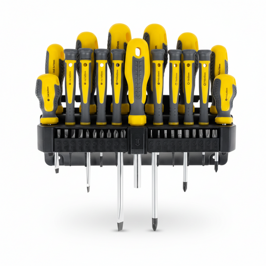 Schraubendreher Set 11-teilig Rebel mit Präzision Bits und Stecknüssen - MIZO.at