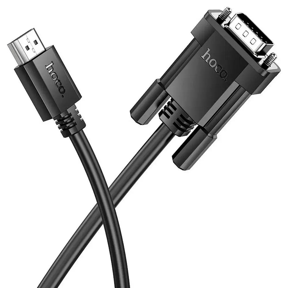 HOCO HDMI to VGA Cable (Male to Male) HD 1080p US12 2m Black - MIZO.at