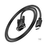 HOCO HDMI to VGA Cable (Male to Male) HD 1080p US12 2m Black - MIZO.at