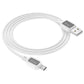 HOCO USB-A auf Micro-USB Kabel | 2.4A Schnellladung X108 1m Weiß - MIZO.at