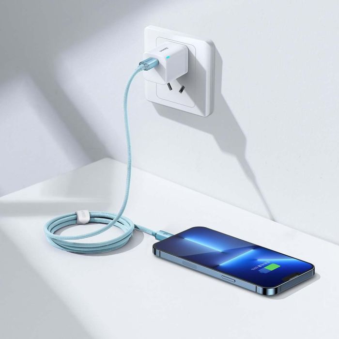 USB C auf Lightning Kabel 1,2 m 20W Schnellladen iPhone Baseus Crystal Shine - MIZO.at