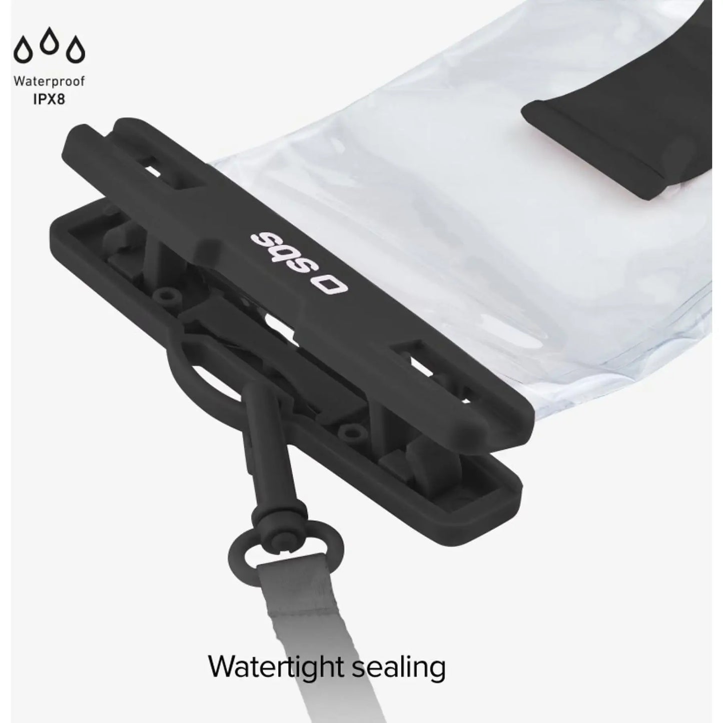 SBS Waterproof Case 6.8" White | Full Phone Protection - MIZO.at