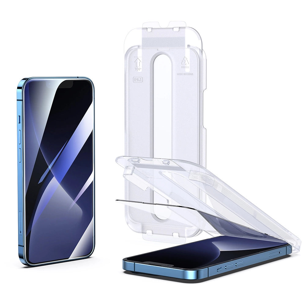 iPhone 14 Pro Max Tempered Glass 9H | Easy Fit with Mounting Rack - MIZO.at