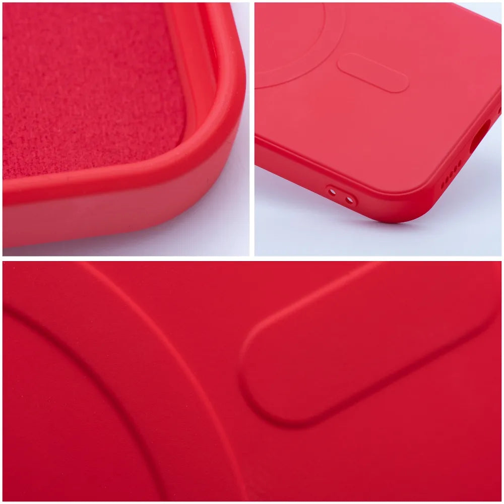 Silikon MagSafe Case iPhone 14 Rot Magnetisch