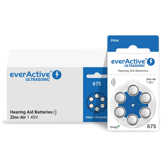 everActive ULTRASONIC 675 PR44 Batteries 6er Pack - MIZO.at