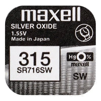 Maxell 315 SR716SW Silber Knopfzelle 1,55 V - MIZO.at